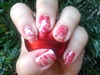 christmas water marble design