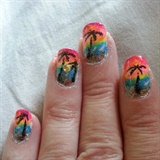 Beautiful beach nails