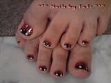 lady bug toes