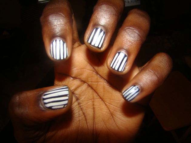 Striped Nails :) 