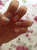 Colorful French Tips
