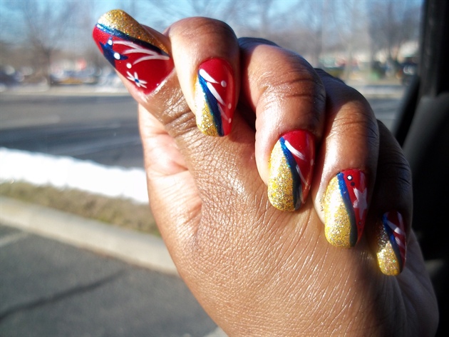 MAC Wonder Woman Nails