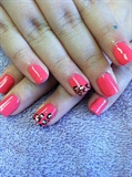 Coral and leopard