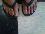 Rainbow toes to match !