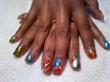 Rainbow brite with a touch of Silver