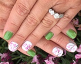Cherry Blossom Gel Manicure