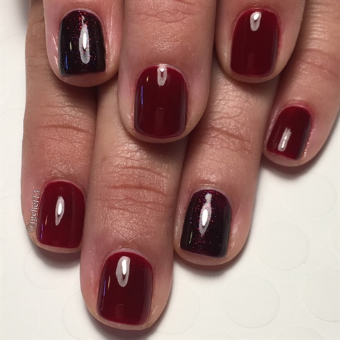 Less Is More With This Cherry Red Mani