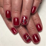 Simple Red Holiday Nails