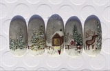 Country Christmas Nails