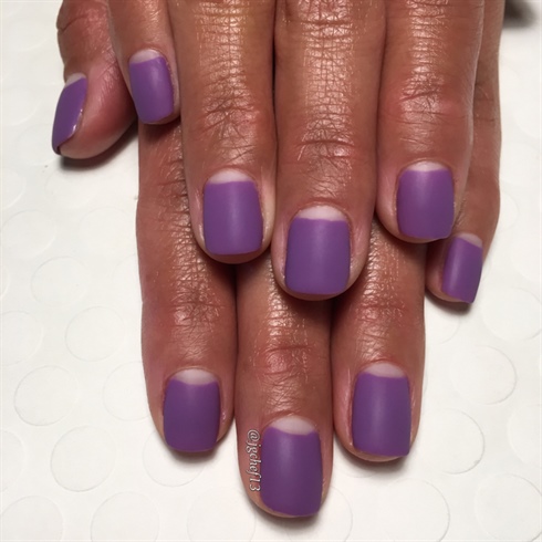 Lilac Negative Space Manicure