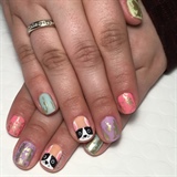 Boston Terrier Easter Bunny Manicure