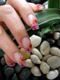 Betty&#39;s nails with pebbles