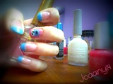 Cookie monster nails