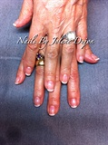 Classy French Shellac Nails