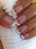 Cnd French Polish With a Little Sparkle