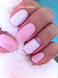 Pink And White Nail Art
