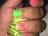 Neon Lime And Pink Mix Orange 