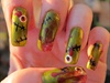 Zombie Halloween Nails