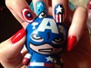 Captain America Inspired Nails