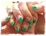 St patty&#39;s day Green Marble 