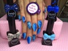 Blue Acrylic Nails