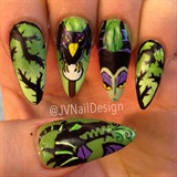 Maleficent Nails