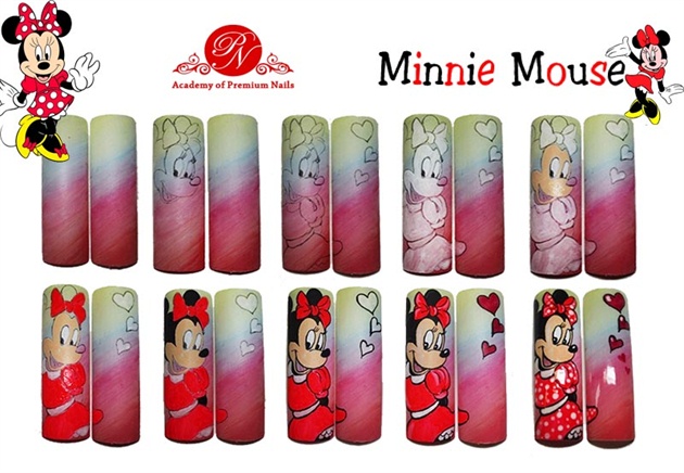 Minnie Mouse by Premium Nails