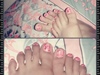 Simple Toes nail art