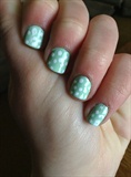 Mint Sorbet with Dots