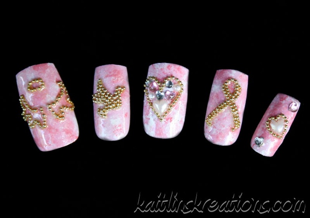 Breast Cancer Support Artificial Nails