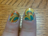 Water Marble spring colors