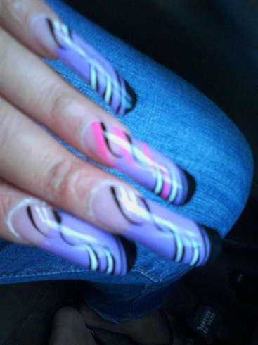 kc&#39;s purple nails