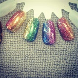 Rainbow glitter