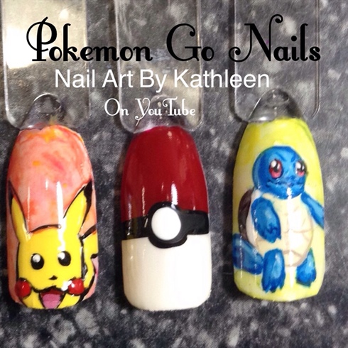 Pokemon Go Nails