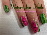 Watermelon Nails 
