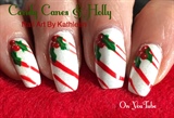 Candy Canes &amp; Holly