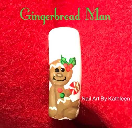 Gingerbread Man Nail 