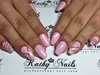 Coffin Nails Pink Negative Space