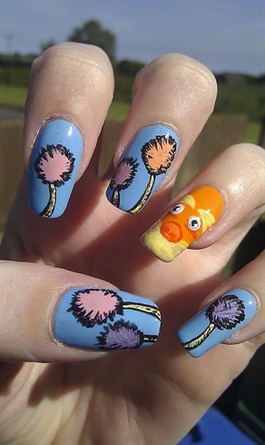 The Lorax-Inspired by Totally Cool Nails