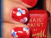 Red White &amp; Blue Floral