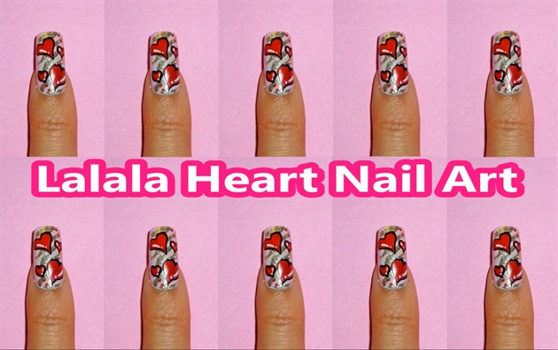 Lalala Heart Nail Art Design