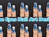 Blue Eyes Nail Art Des