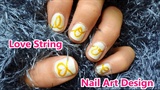 Love String Nail Art Design