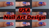 USA Nail Art Design