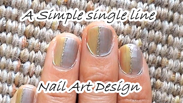 Single Line Nail Art Designs for Beginners - wide 7