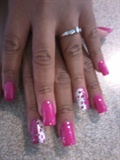 Pink and white leopard 2