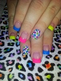 Neon And Leopard Print