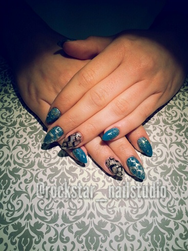 acrylic set with stamping