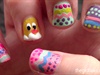 Easter Egg and Chick Nails