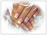 French Manicure, studs